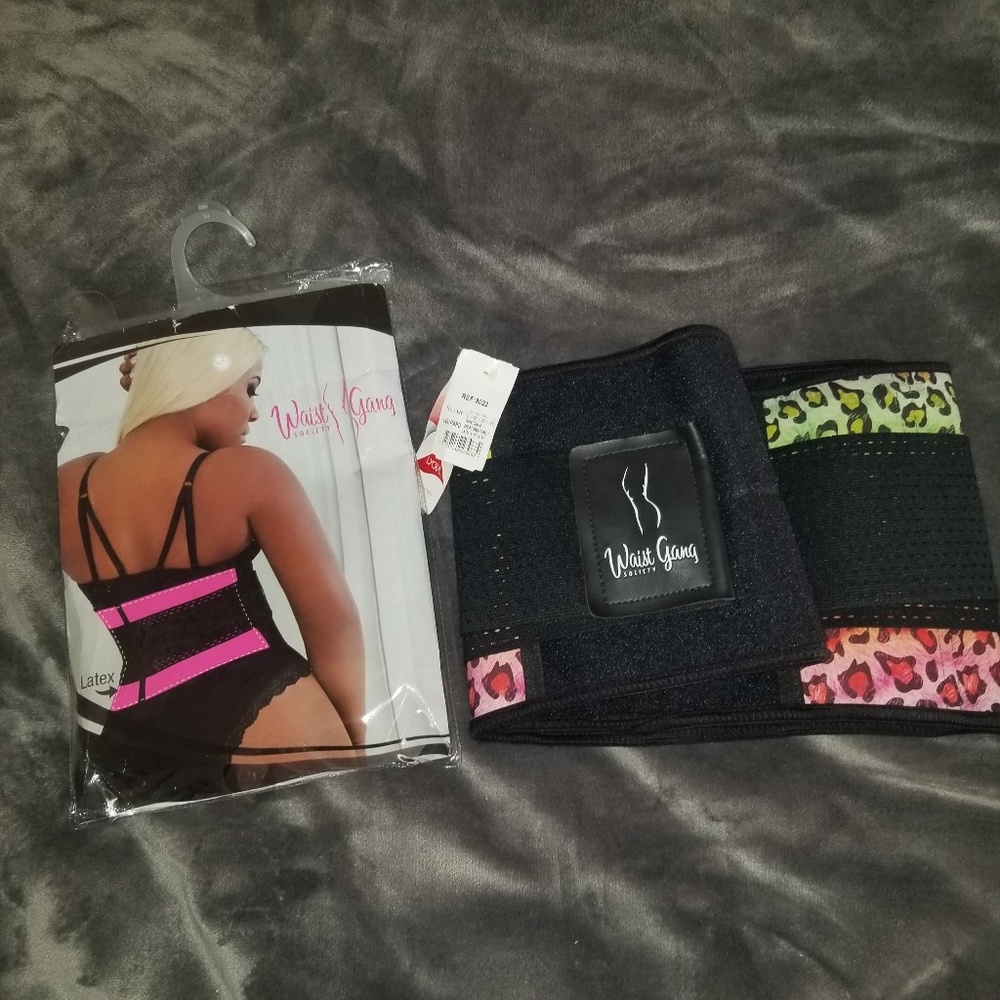 NWT Waist Gang Society Waist Trainer Leopard Large